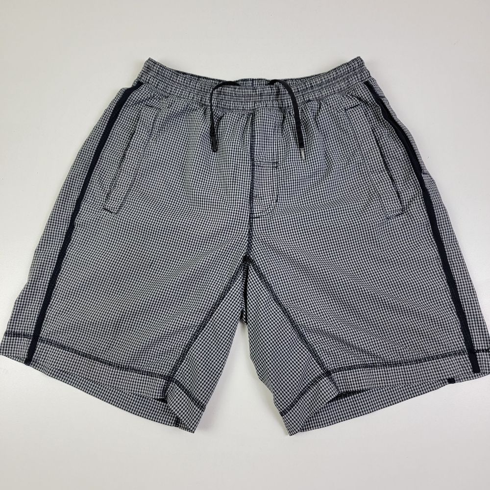 Lululemon Pace Breaker Gingham Plaid M 9 in Inseam